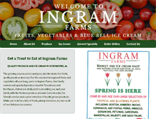 Tablet Screenshot of ingramfarms.com